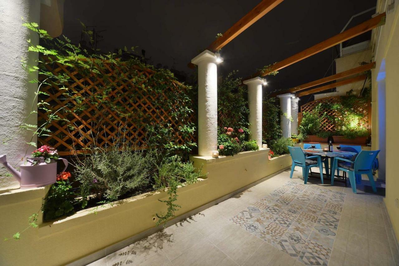 Oasis Veranda Under Columns.Kolonaki Embassy Area. Athen Exterior foto
